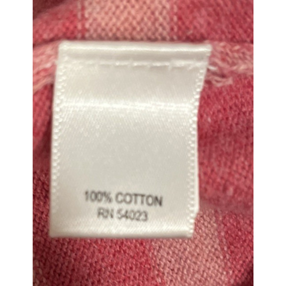 Banana Republic Women's Pink Striped M Sweater 2 Pockets Soft Girl Streetwear - Picture 5 of 12